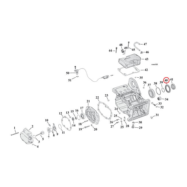 Cometic Main Shaft Seal Evo Transmission O-Rings And Seals Cometic