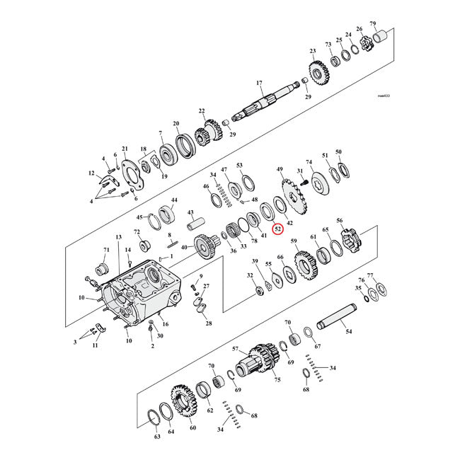 Cometic Main Shaft Double Lip Seal Knucklehead Transmission O-Rings And Seals Cometic