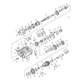 Cometic, cork washer transmission mainshaft TRANSMISSION O-RINGS AND SEALS Cometic