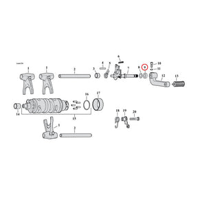 Cometic Clutch Release Lever O Ring Evo Bt Shifter Shaft Seals Cometic