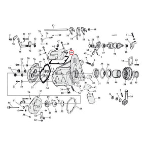 Cometic, gasket transmission top cover. .031" fiber TRANSMISSION GASKETS TOP COVER Cometic