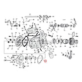 Cometic, gasket transmission end cover. Fiber TRANSMISSION GASKETS END COVER Cometic