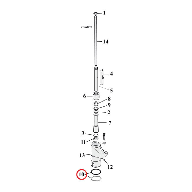 Cometic, tappet guide o-ring. Upper TAPPETS GUIDE O-RINGS Cometic