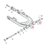 Cometic, o-ring filler cap primary / swingarm DERBY COVER GASKETS/SEALS Cometic