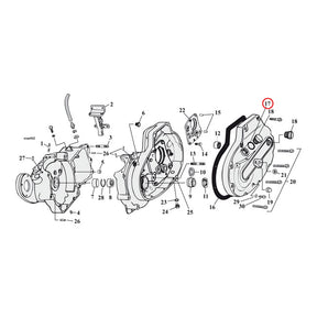Cometic, o-ring filler cap primary / swingarm DERBY COVER GASKETS/SEALS Cometic