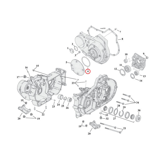 Cometic, O-ring derby cover DERBY COVER GASKETS/SEALS Cometic