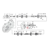 Cometic, oil seal transmission mainshaft. Rubber OD SPROCKET SHAFTS SEALS Cometic