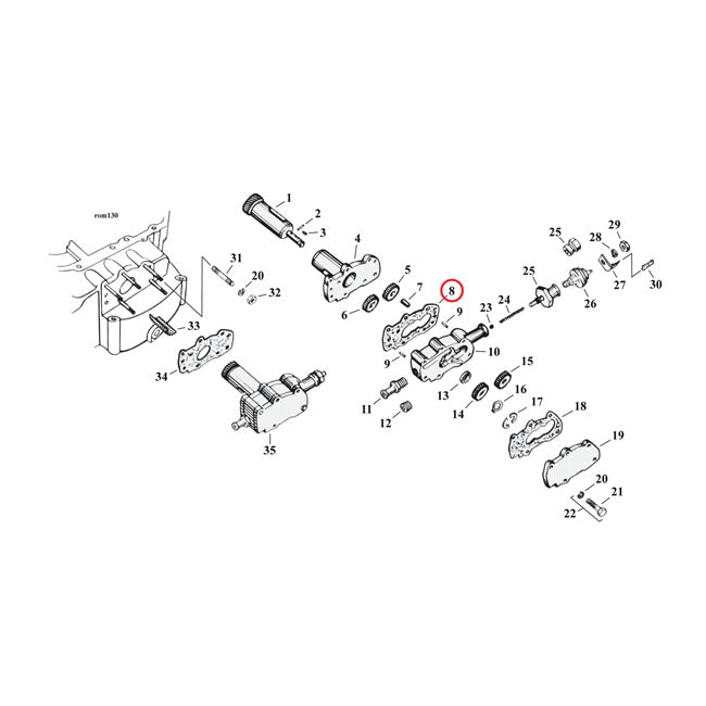 Cometic, oil pump body to inner cover gasket OIL PUMP GASKETS Cometic