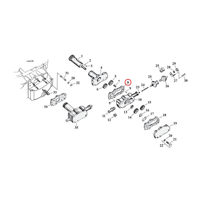 Cometic, oil pump body to inner cover gasket OIL PUMP GASKETS Cometic