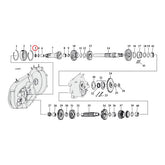 Cometic, oil seal clutch gear XL TRANSMISSION MISC Cometic