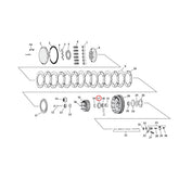 Cometic, oil seal clutch hub. Rubber OD TRANSMISSION O-RINGS AND SEALS Cometic