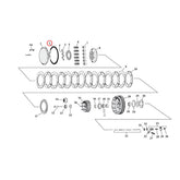 Cometic, gasket derby cover. Fiber DERBY COVER GASKETS/SEALS Cometic