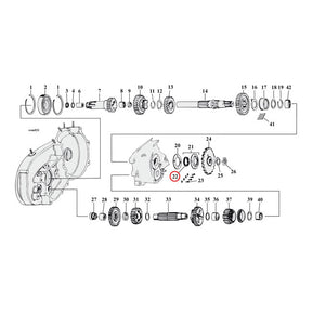 Cometic, oil seal sprocket shaft/transmission mainshaft SPROCKET SHAFTS SEALS Cometic