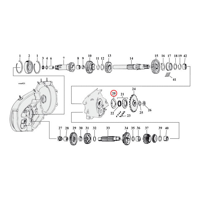 Cometic, gasket mainshaft seal retainer GASKETS TRANSM Cometic