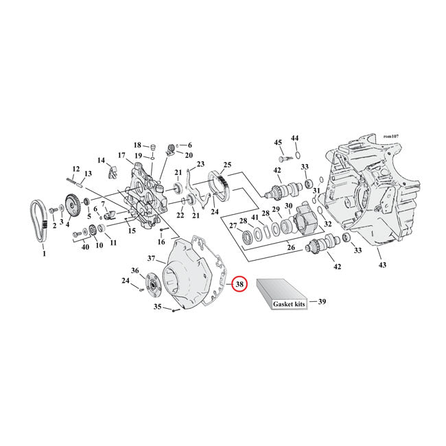 Cometic, cam cover gasket. .032" AFM CAM COVERS GASKETS Cometic