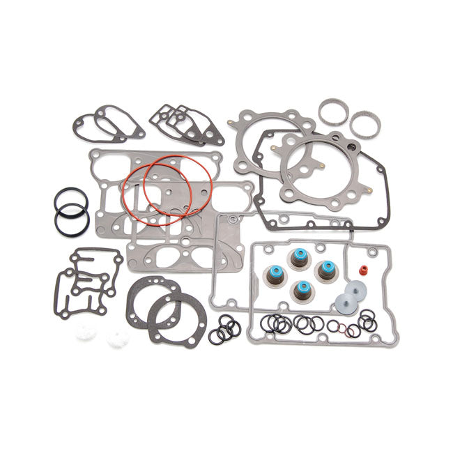 Cometic Top End Gasket Kit, 3.875" Bore, .040" MLS Cylinder Head Gasket, With Hat Style Valve Stem Seals - 03-17 Twin Cam Gasket Sets Top End Cometic