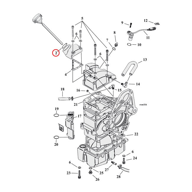 Cometic o-ring, filler cap engine oil TRANSMISSION O-RINGS AND SEALS Cometic