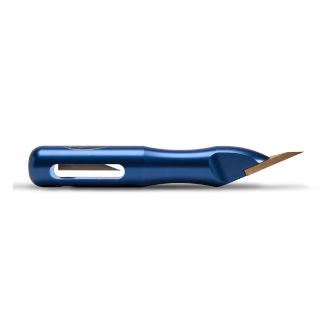 Motion Pro Ergonomic Gasket Scraper / Aluminum / Blue / Brass & Steel Blade Motion Pro