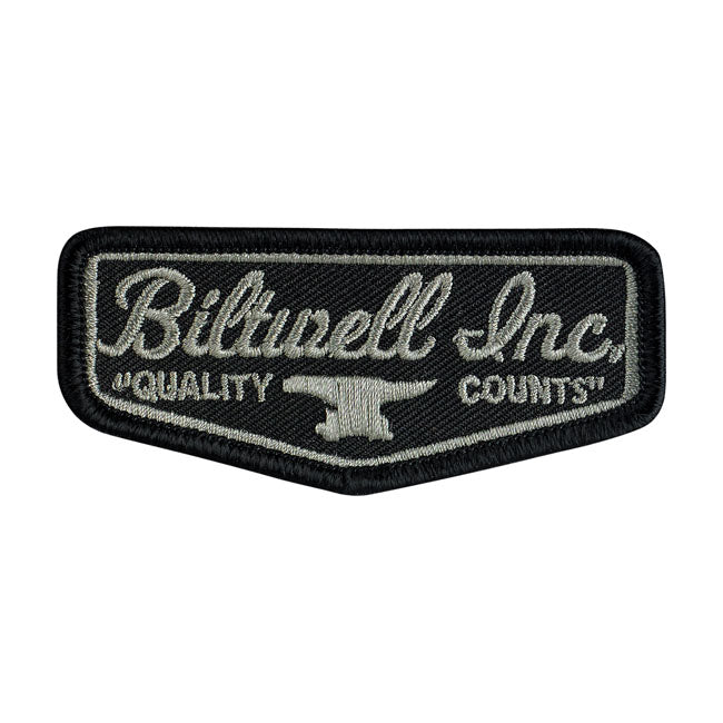 Biltwell Logo patch 3" black/grey PATCHES Biltwell