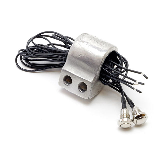 Wannabe Choppers, Wanna Button 1" Aluminum Switch Housings Wannabe Choppers