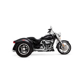 Vance & Hines Slip-On Twin Slash Round, Chrome - 17+ Trike Exhaust Slip-Ons And Mufflers Vance & Hines