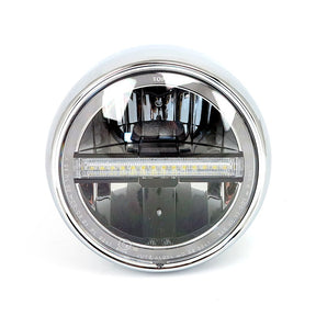 Daytona, Neo Vintage LED headlamp. Chrome HEADLAMPS Daytona