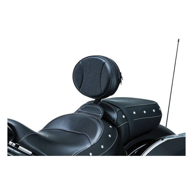 Kuryakyn, Plug-n-Go driver backrest with black pad BACKRESTS Kuryakyn