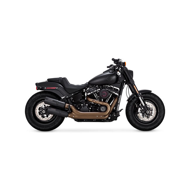 Vance & Hines Hi-Output Slip-On - 18+ Softail Fat Bob Exhaust Slip-Ons And Mufflers Vance & Hines