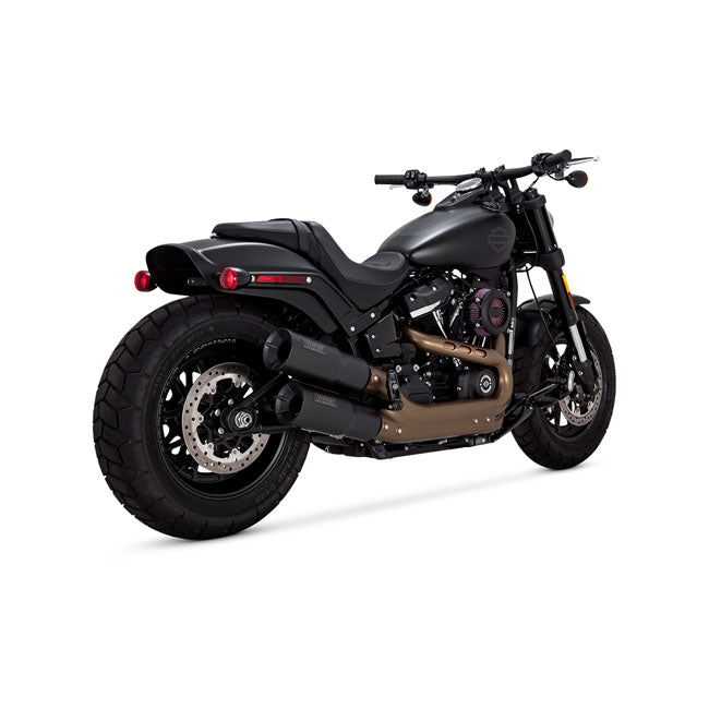 Vance & Hines Hi-Output Slip-On - 18+ Softail Fat Bob Exhaust Slip-Ons And Mufflers Vance & Hines