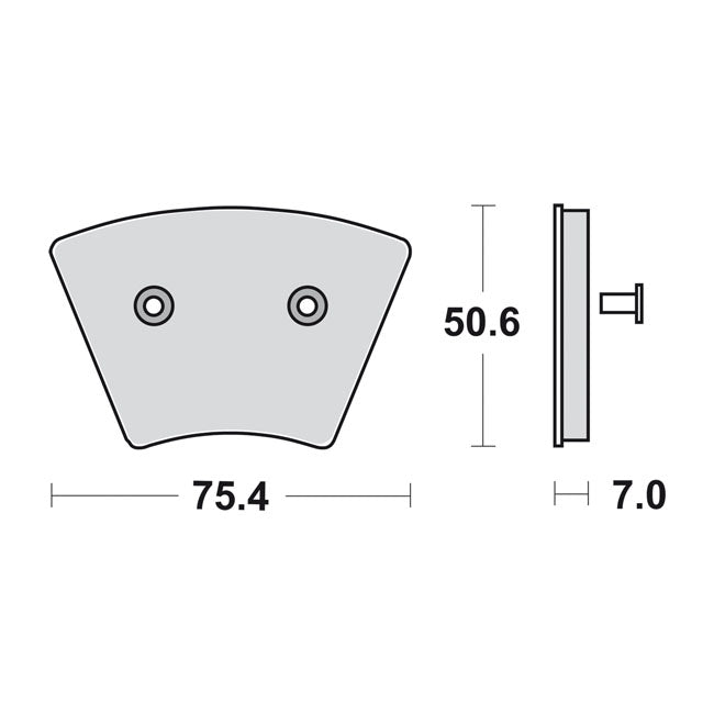 SBS, brake pads. Street Ceramic (organic) BRAKE PADS Sbs