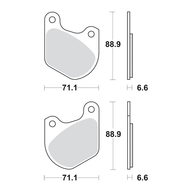 SBS, brake pads. Street Ceramic (organic) BRAKE PADS Sbs
