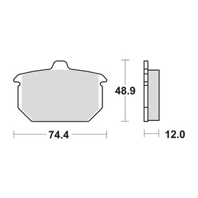 SBS brake pads street carbon tech BRAKE PADS Sbs