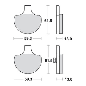 Sbs Brake Pad Sint Fr Brake Pads Sbs