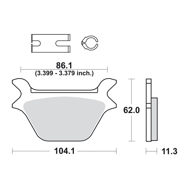 SBS brake pads street carbon tech BRAKE PADS Sbs