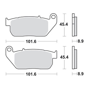 Sbs Brake Pad Sbs 807 Hhs Brake Pads Sbs