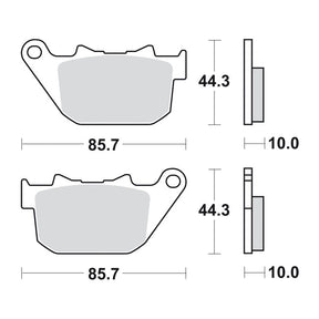 Sbs Brake Pad Sbs 808 Hls Brake Pads Sbs