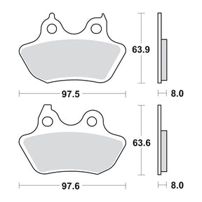 SBS brake pads street carbon tech BRAKE PADS Sbs