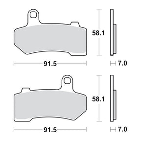 Sbs Brake Pad Sintrd 830 Hls Brake Pads Sbs