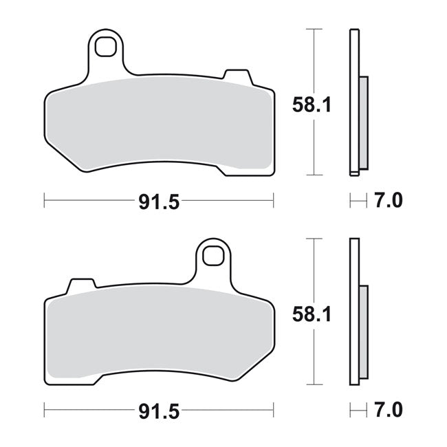 Sbs Brake Pad Sintrd 830 Hs Brake Pads Sbs