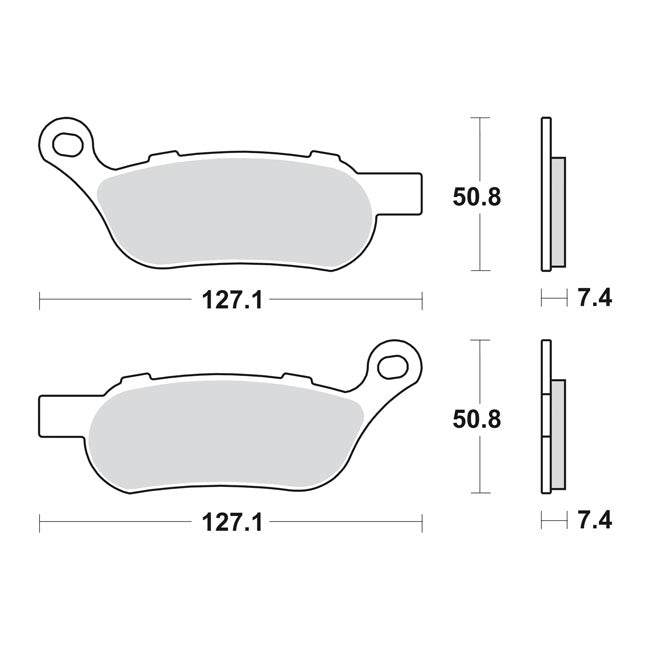 Sbs Brake Pad Sbs H/D 854 Ls Brake Pads Sbs
