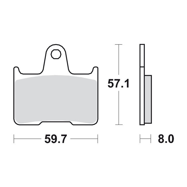 Sbs Brake Pads Sinter Hi Tech Brake Pads Sbs