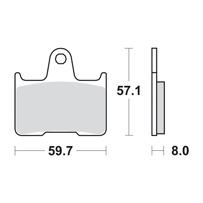 Sbs Brake Pad Ceramic Street Brake Pads Sbs