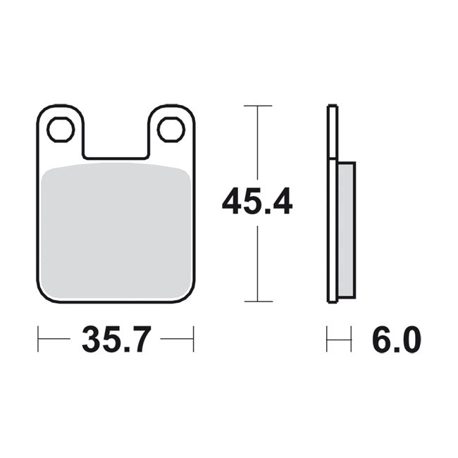 SBS brake pads, street ceramic BRAKE PADS Sbs