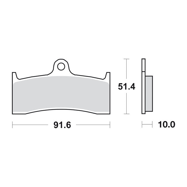 SBS brake pads, street ceramic BRAKE PADS Sbs