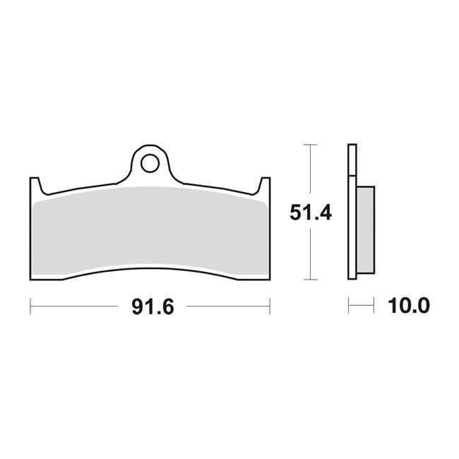 SBS brake pads street excel sintered BRAKE PADS Sbs