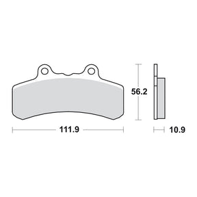 SBS brake pads street carbon tech BRAKE PADS Sbs