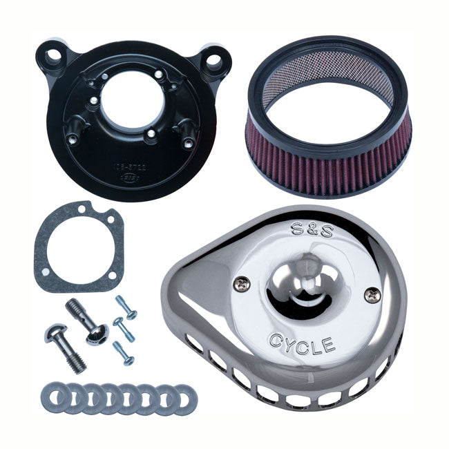 S&S Mini Teardrop Stealth air cleaner kit Air Cleaner S&S