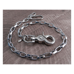 Amigaz Modern Chrome Wallet Chain 16" Wallets Amigaz