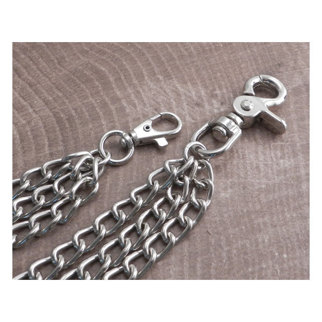 Amigaz Splicer Chrome Triple Wallet Chain Wallets Amigaz