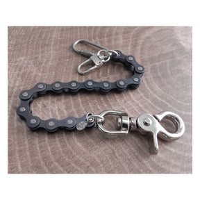 Amigaz Black Bike Chain Key Leash 8" Amigaz